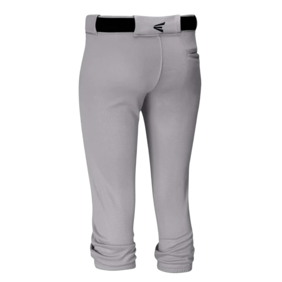 Easton Women’s Pro Elite Softball Pant Grey 28” 30” Knicker Baseball Pant Medium - Picture 2 of 11
